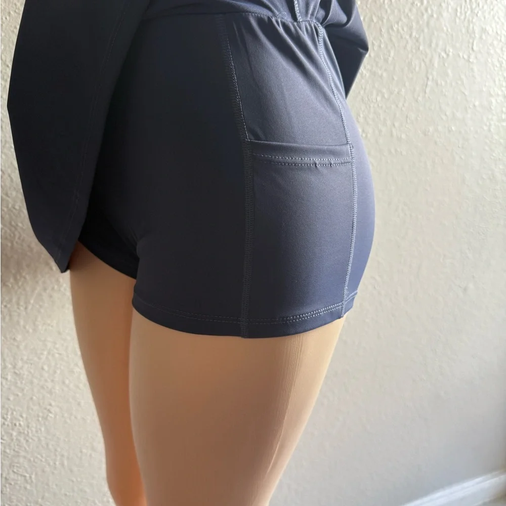 Alo yoga Stylish Navy Blue Skirt size M
